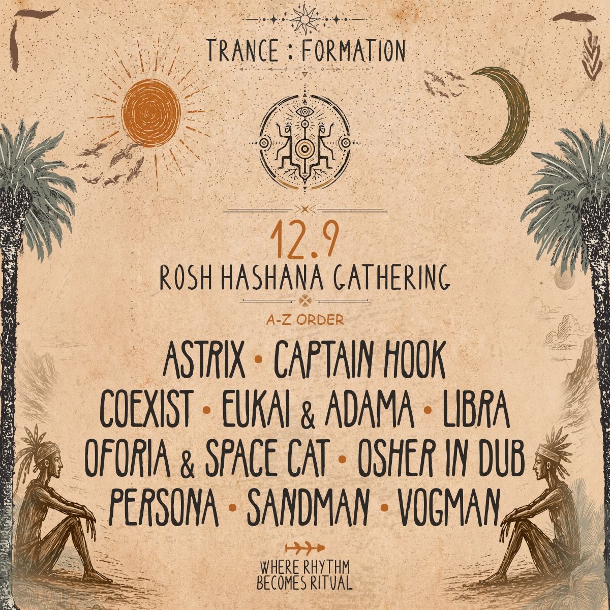 Event image - Trance:Formation 12.9 • Rosh Hashana Gathering